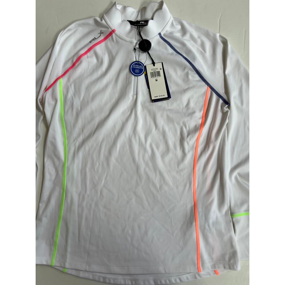 Ralph Lauren RLX Golf Women's Scallop Collar Powerstretch Jacket Size M NWT - Picture 8 of 16